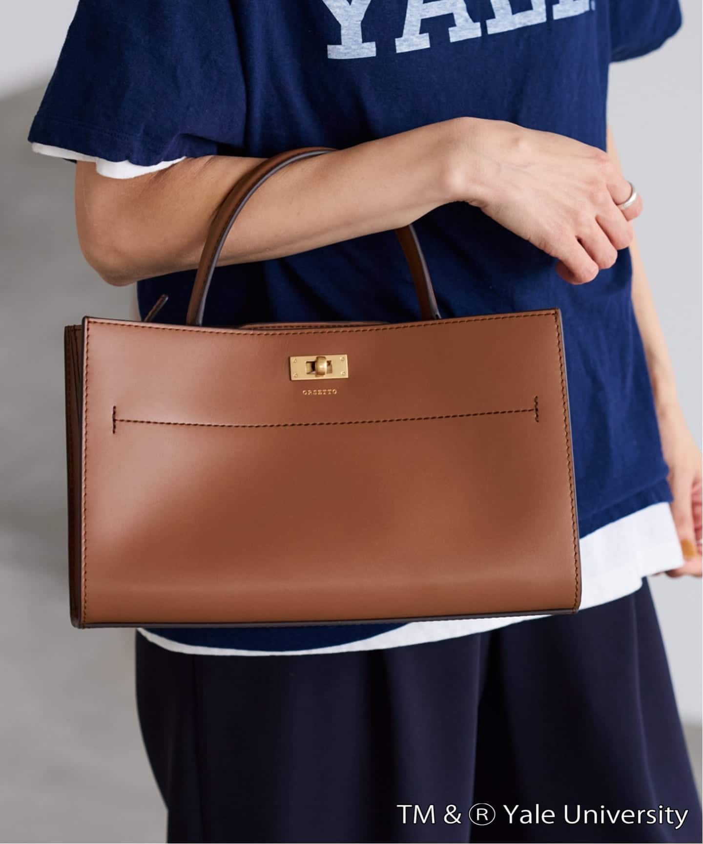 ORSETTO/オルセット ワンハンドルSHOULDERツキ カナグバッグ