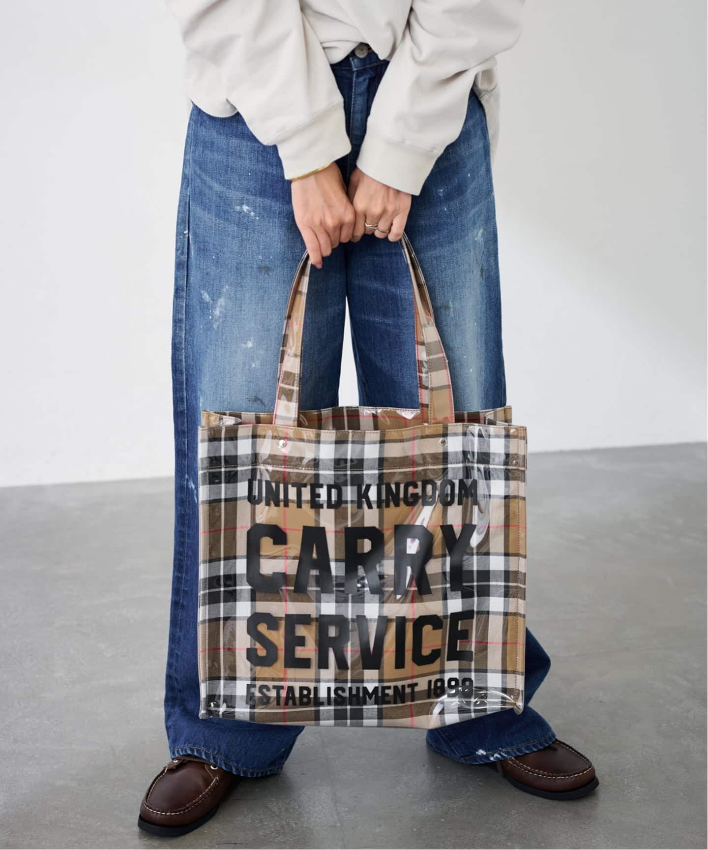 YARMO THE UNIFORM×DUDE SIGNS×FRAMEWORK British Sch（トートバッグ