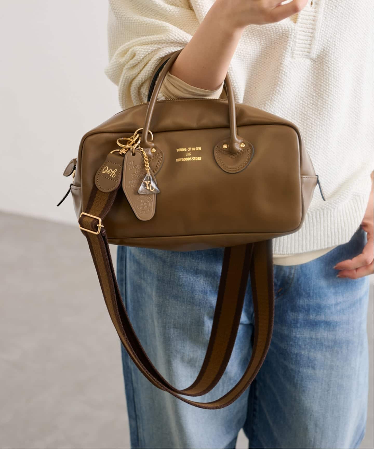 YOUNG＆OLSEN別注 CHARM WIDE BOTTLE BAG YOUNG＆OLSEN別注 CHARM WIDE BOTTLE BAG