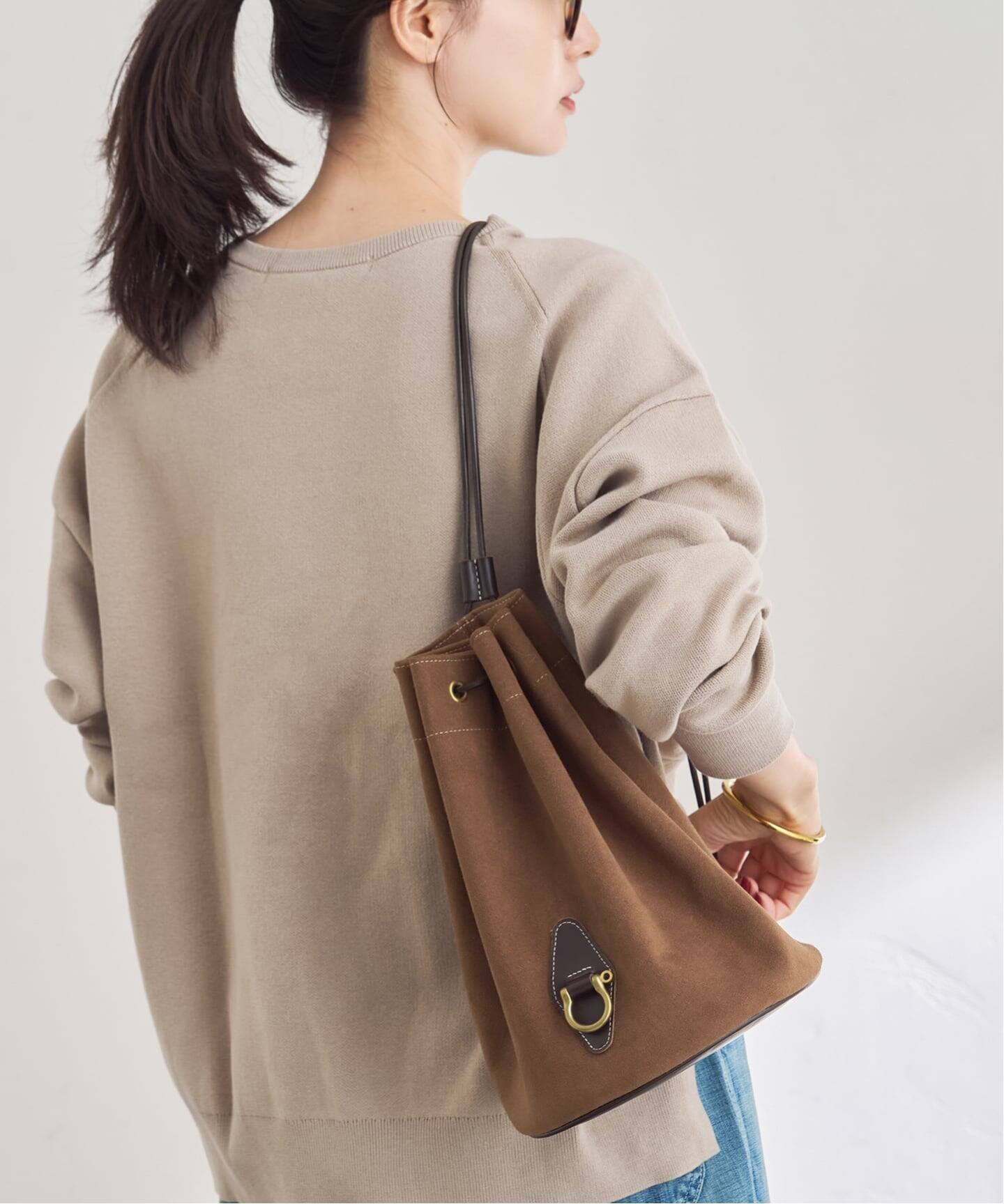 BRICK/ブリック 別注ULTRA SUEDE FABRIC POOLバッグ（その他バッグ 