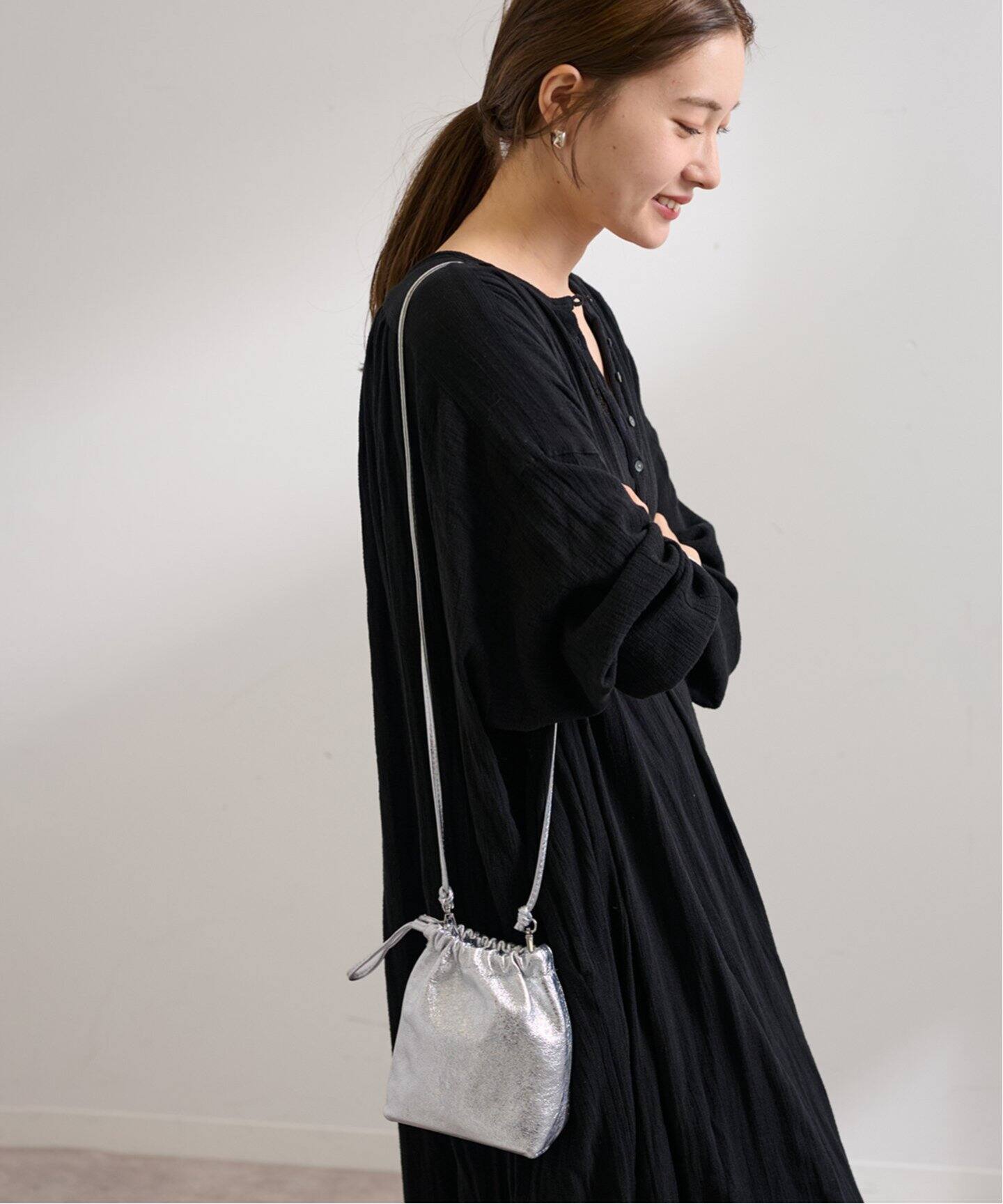 AULENTTI/オウレンティ miniキンチャクSHOULDER（ショルダーバッグ 