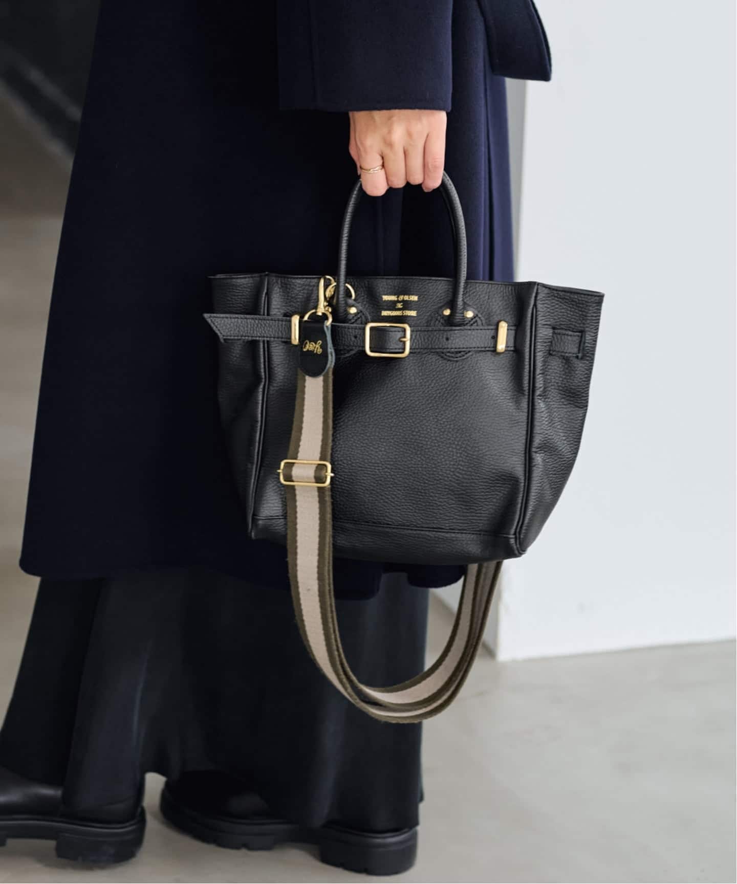 ≪追加≫YOUNG&OLSEN 別注ストラップ付きベルトバッグ（ショルダー