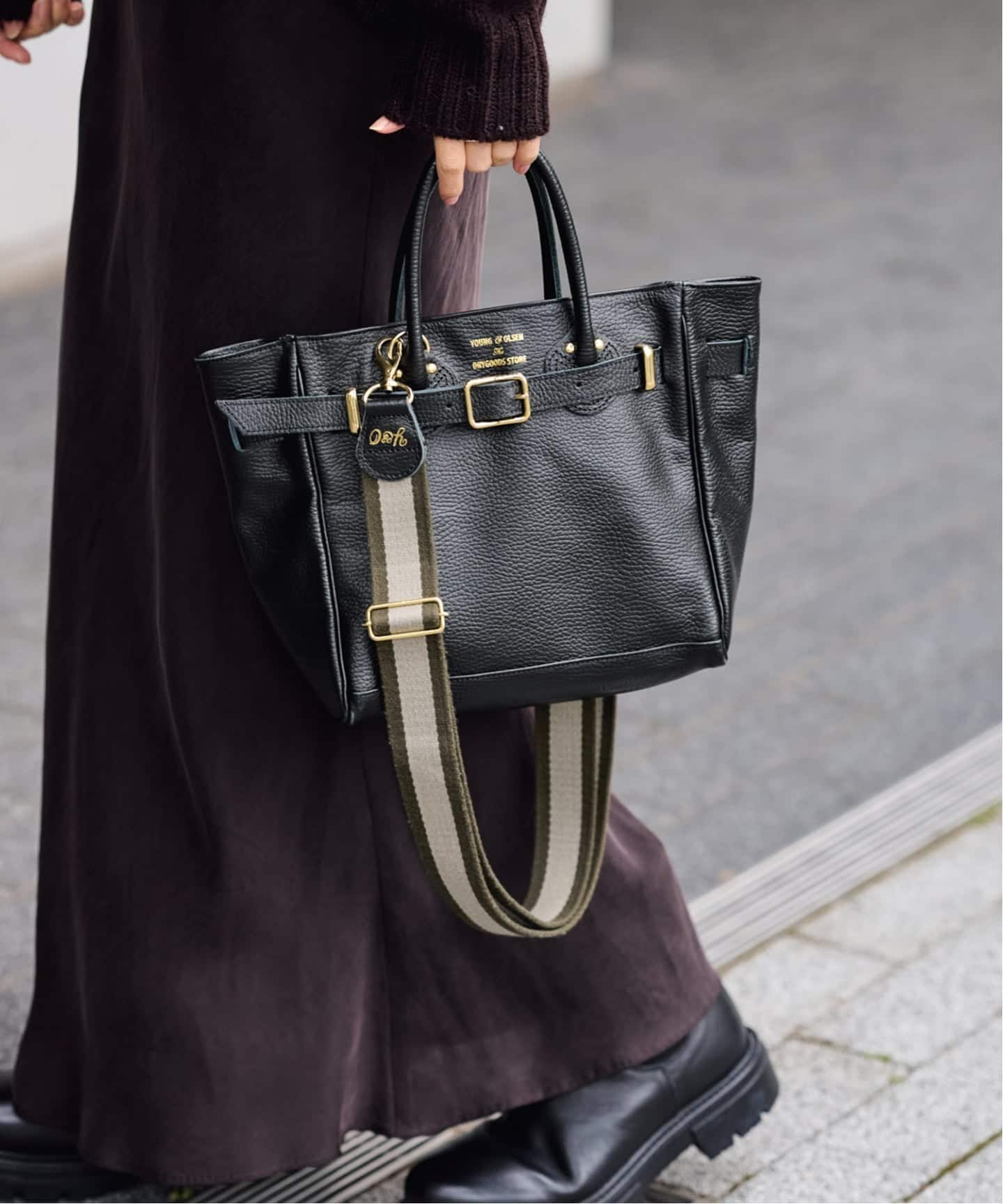 ≪追加予約≫YOUNG&OLSEN 別注ストラップ付きベルトバッグ（ショルダー