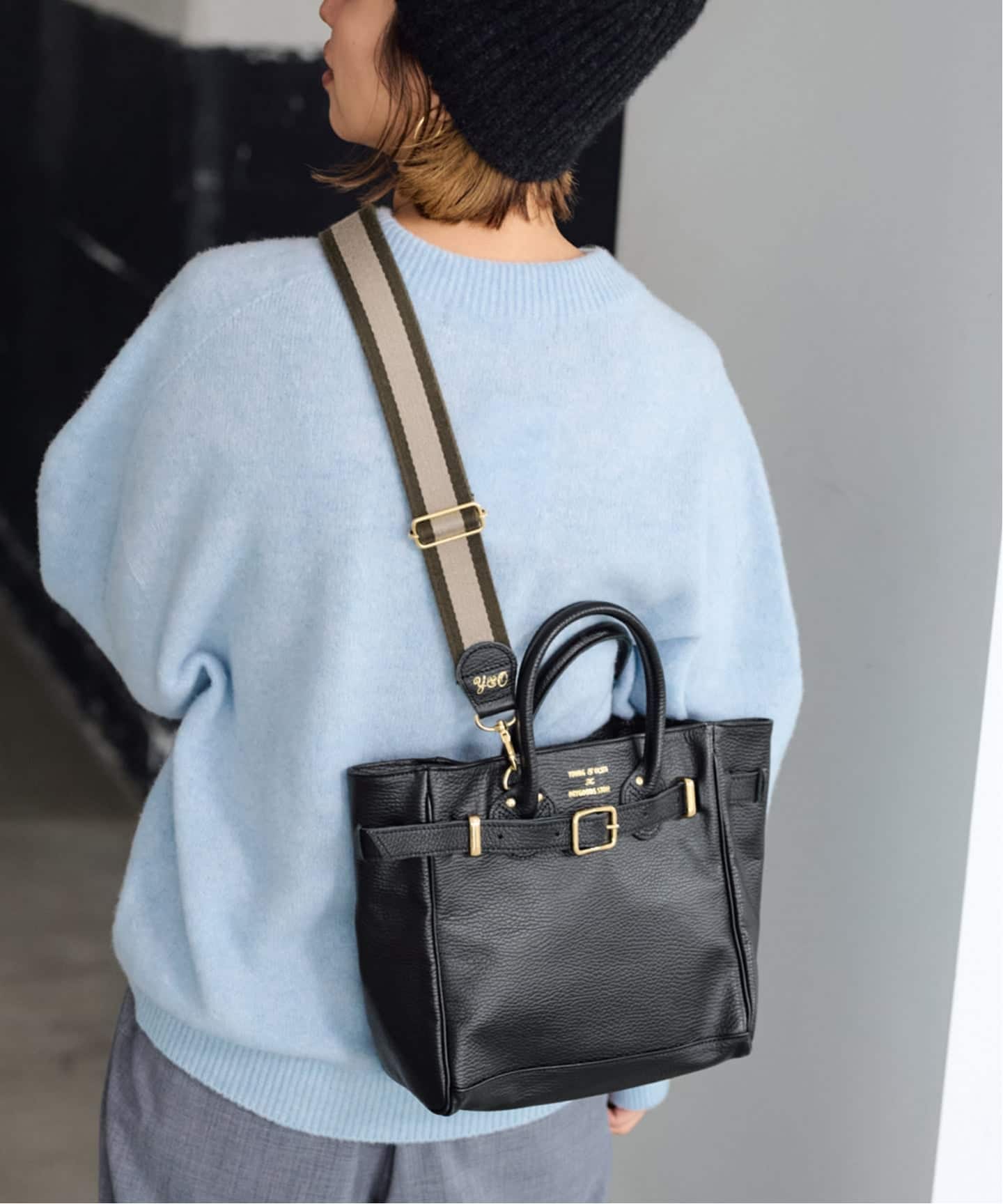 ≪追加≫YOUNG&OLSEN 別注ストラップ付きベルトバッグ（ショルダー