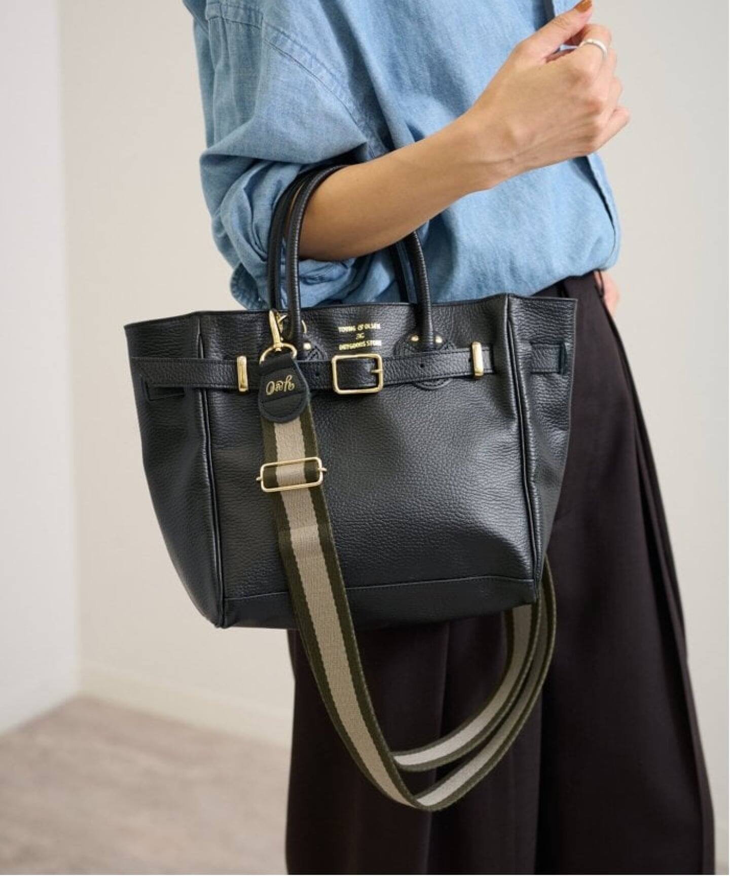 ≪追加≫YOUNG&OLSEN 別注ストラップ付きベルトバッグ（ショルダー