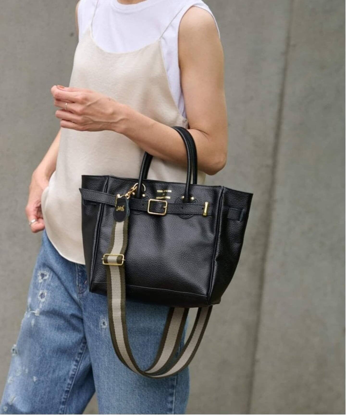 ≪追加≫YOUNG&OLSEN 別注ストラップ付きベルトバッグ（ショルダー