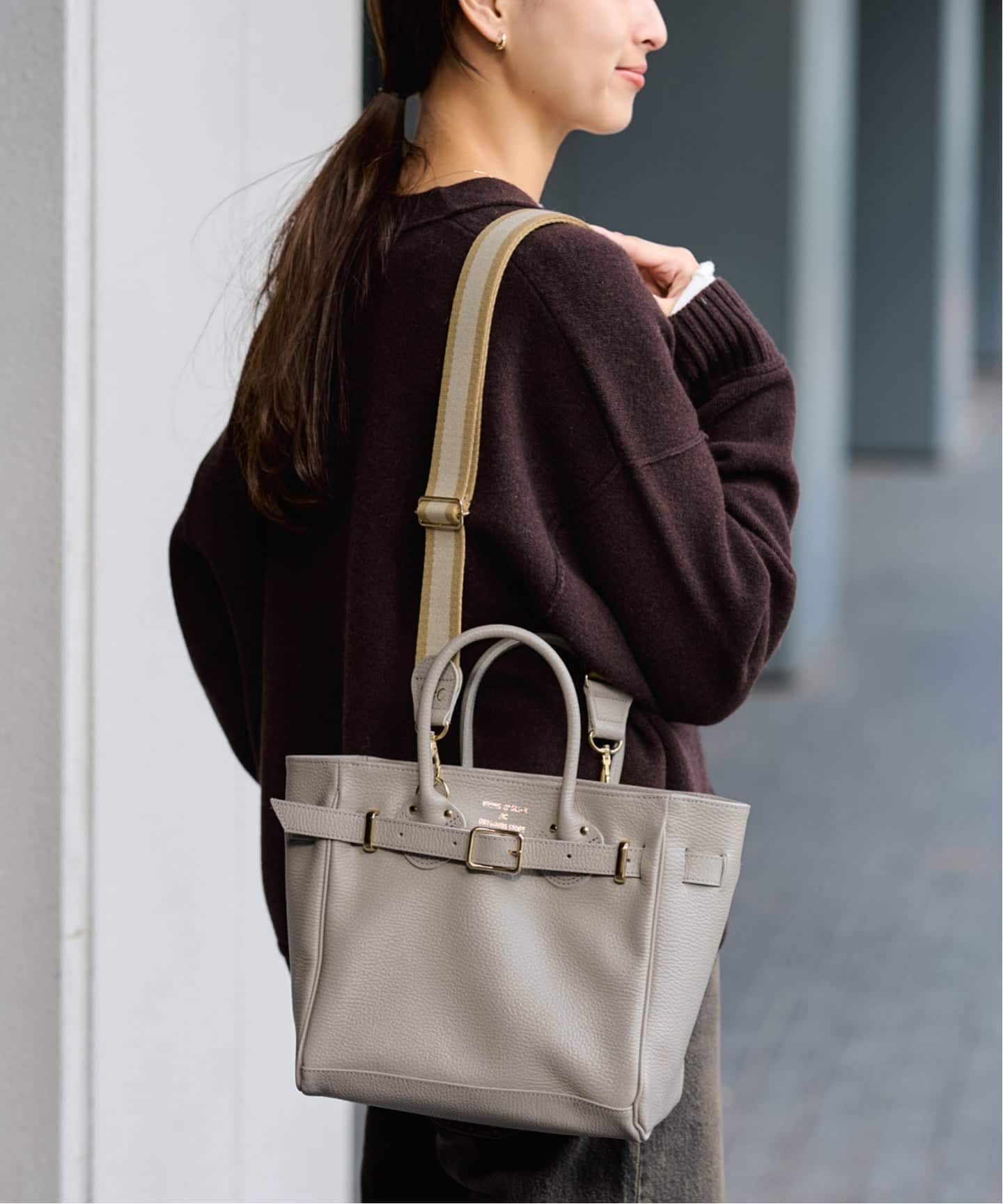 ≪追加予約≫YOUNG&OLSEN 別注ストラップ付きベルトバッグ