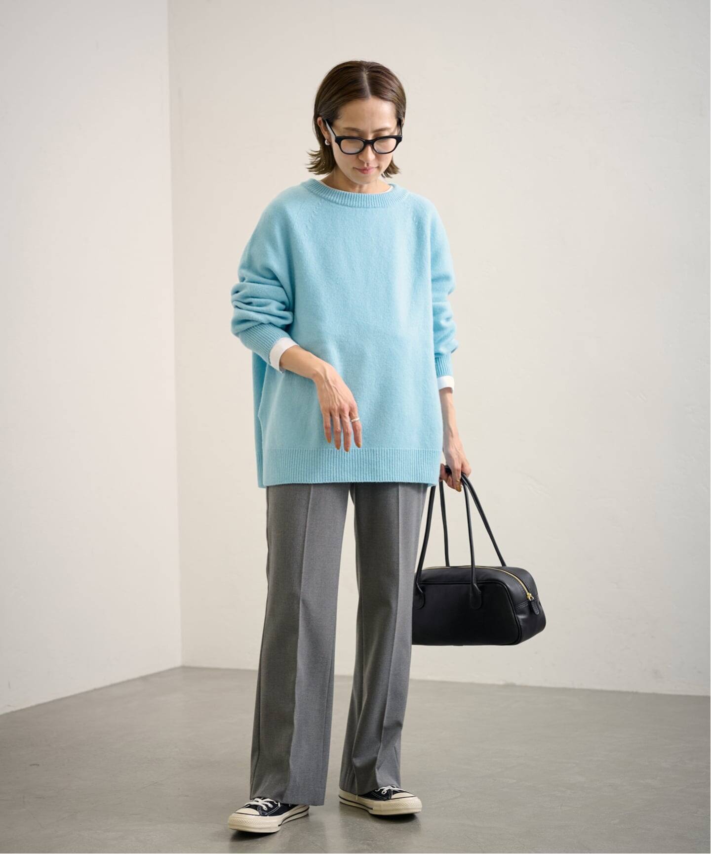 【オウレンティ】別注ロングハンドルボストンバッグ オウレンティ別注ロングハンドルボストンバッグ