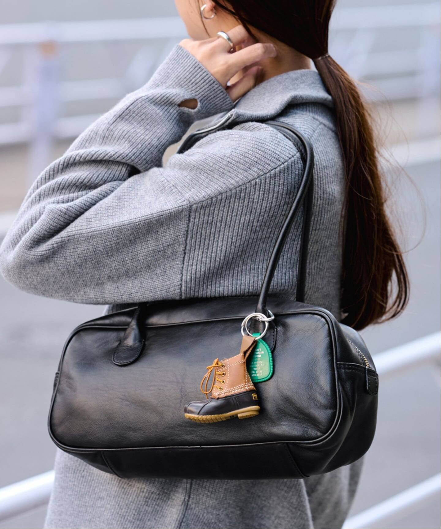 ≪WEB限定 / 追加≫AULENTTI/オウレンティ 別注ロングハンドルボストン 