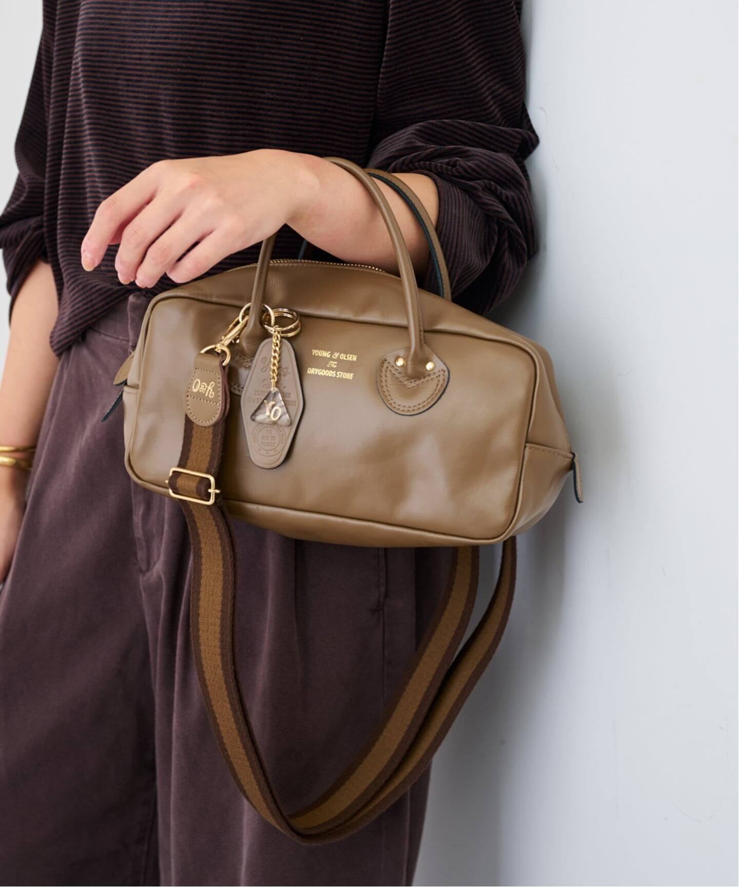 美品 ヤングアンドオルセン 別注 CHARM WIDE BOTTLE BAG ≪追加予約≫YOUNGOLSEN /ヤングアンドオルセン 別注 CHARM WIDE