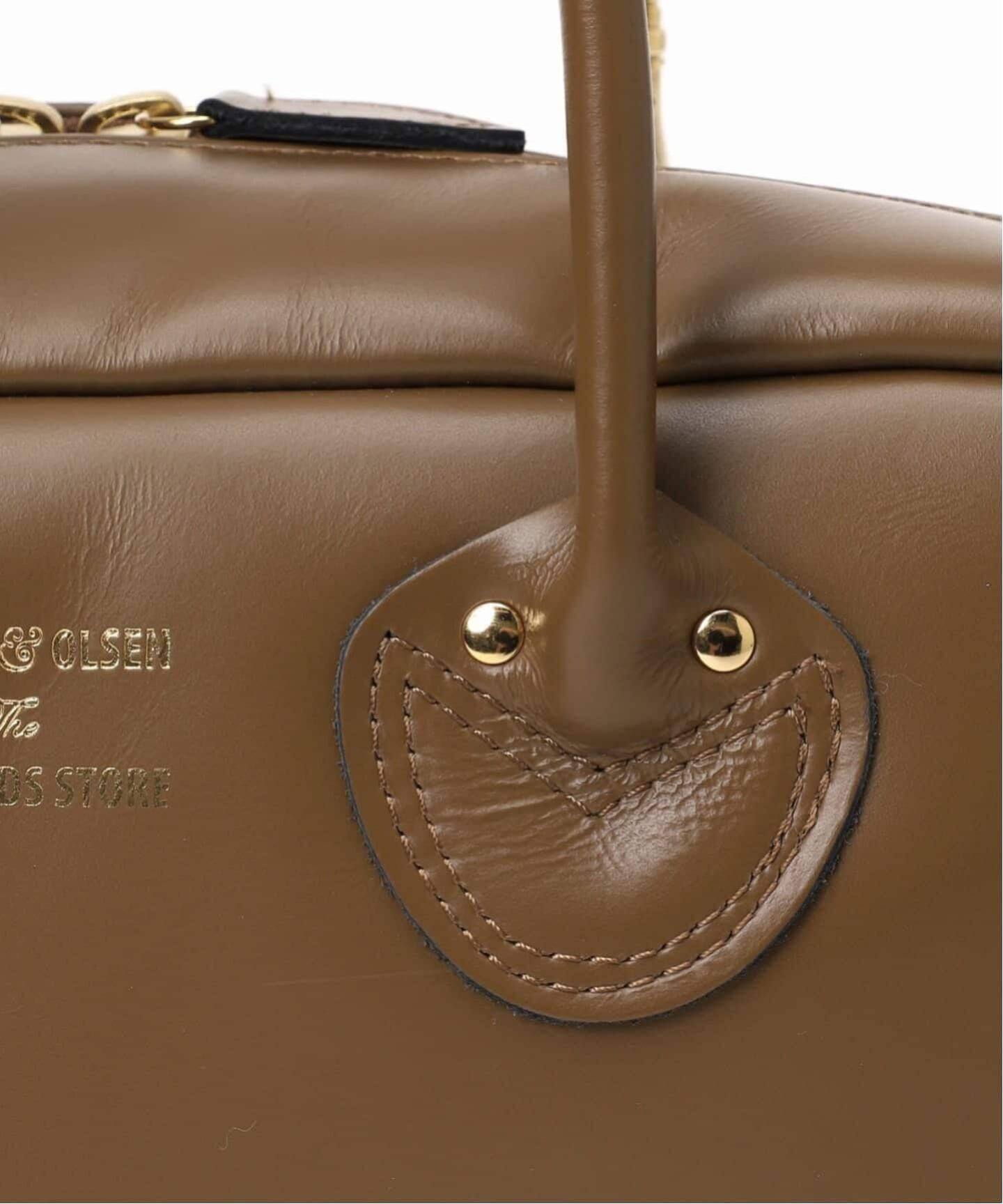 YOUNG&OLSEN 別注CHARM WIDEBOTTLE BAG ブラウン FRAMeWORK（フレームワーク） ショルダーバッグ バッグ 「追加