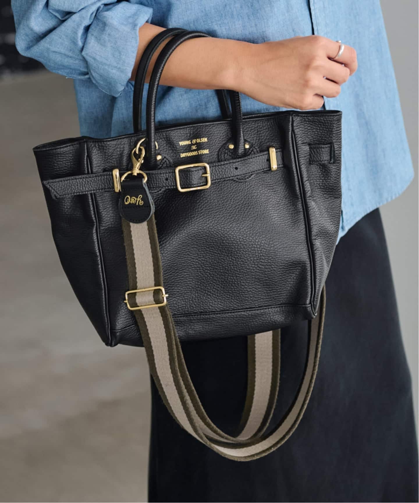 ≪WEB限定 / 追加≫YOUNG&OLSEN 別注ストラップ付きベルトバッグ 2