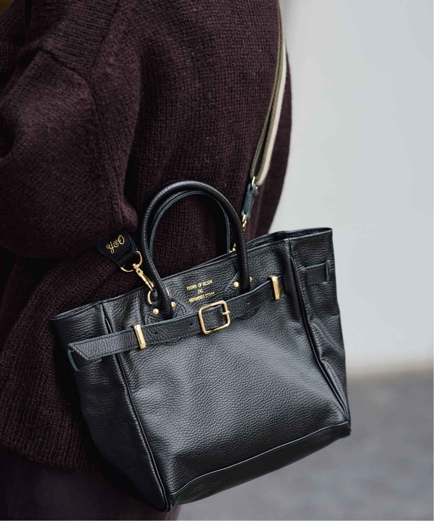 ≪WEB限定 / 追加≫YOUNG&OLSEN 別注ストラップ付きベルトバッグ 2