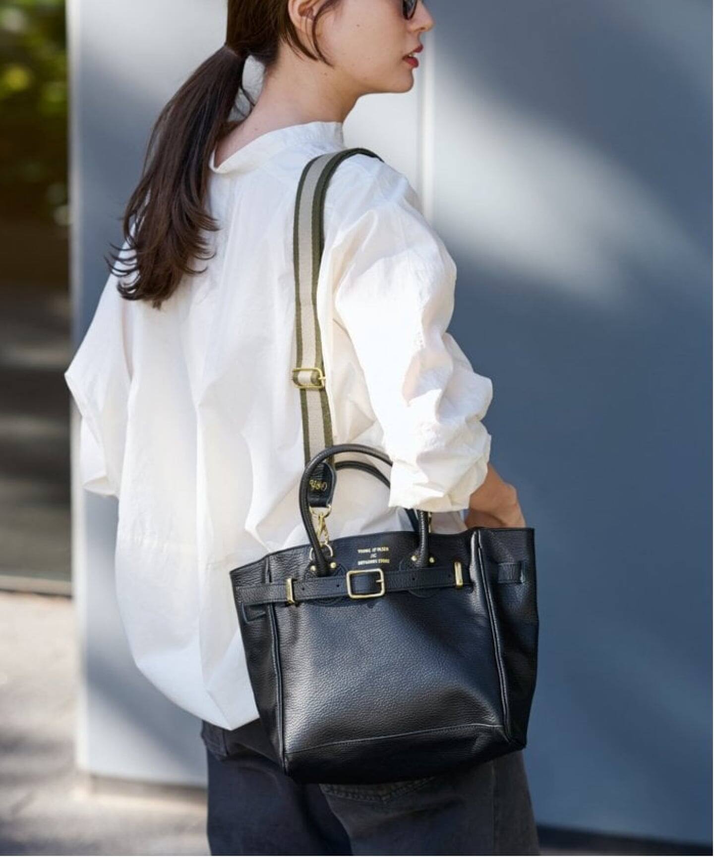 ≪WEB限定 / 追加≫YOUNG&OLSEN 別注ストラップ付きベルトバッグ 2