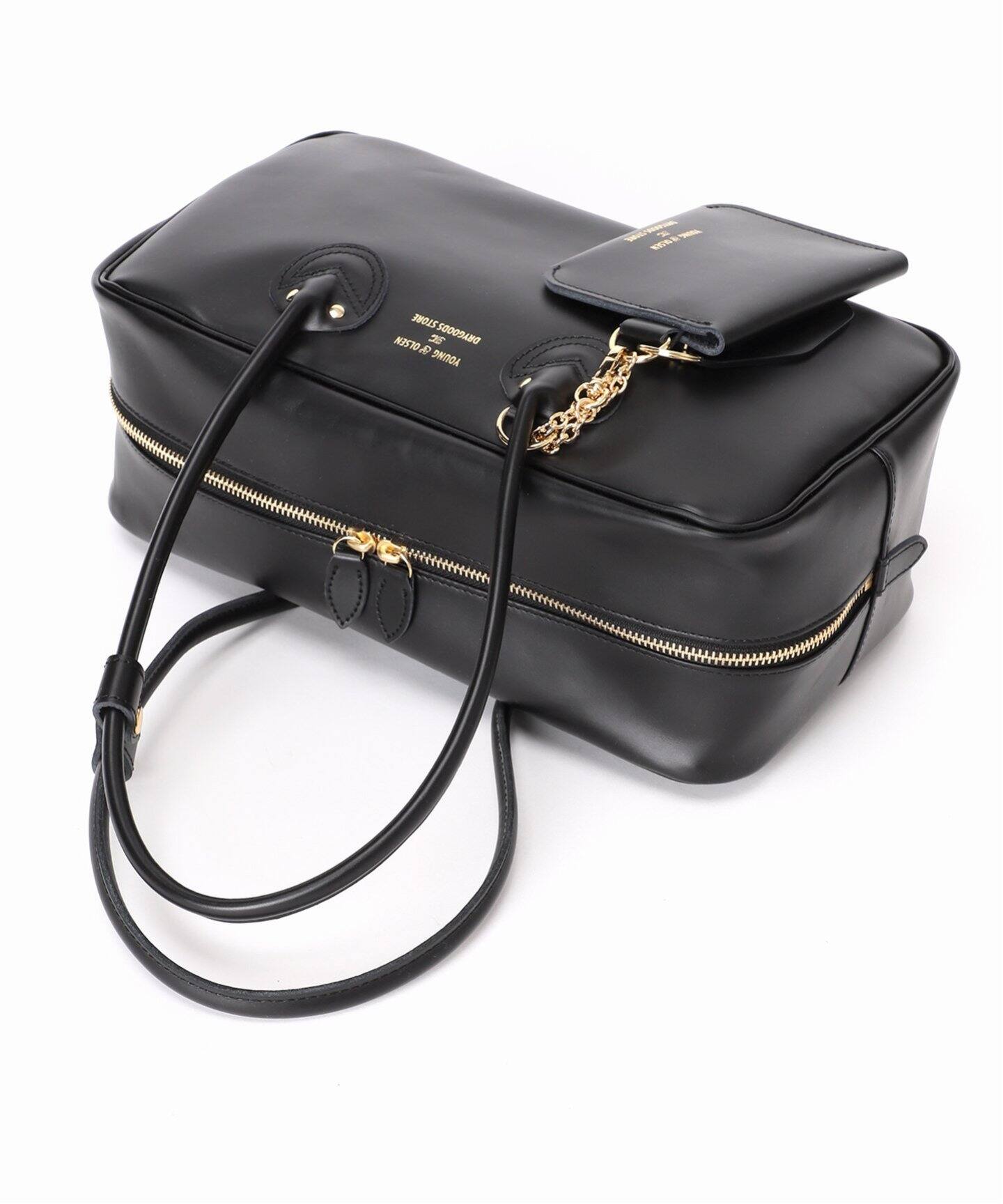 YOUNG&OLSEN 別注SMOOTH LEATHER ブラウン YOUNG&OLSEN 別注SMOOTH LEATHER STUDENT M KHWL（ハンドバッグ