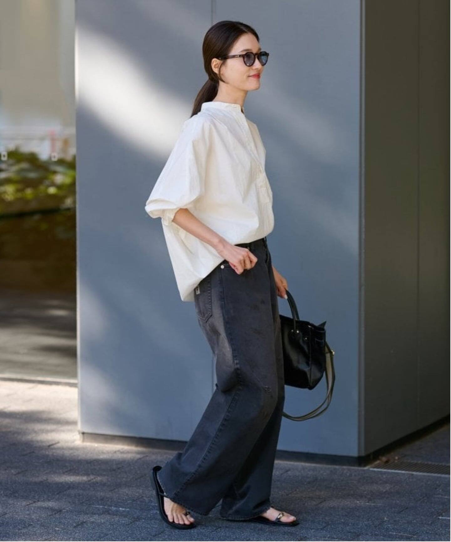バッグのみ YOUNG＆OLSEN 別注ストラップ付きベルトバッグ ブラック ≪WEB限定追加≫YOUNG＆OLSEN 別注ストラップ付きベルトバッグ