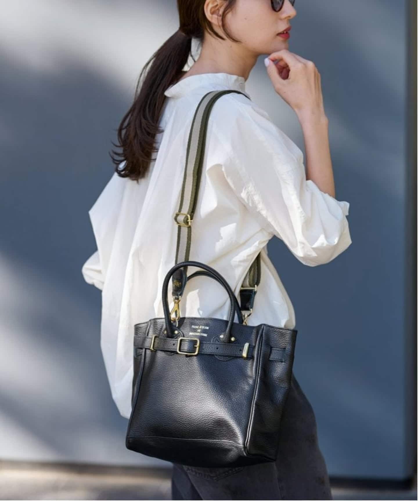 ≪WEB限定追加≫YOUNG＆OLSEN 別注ストラップ付きベルトバッグ