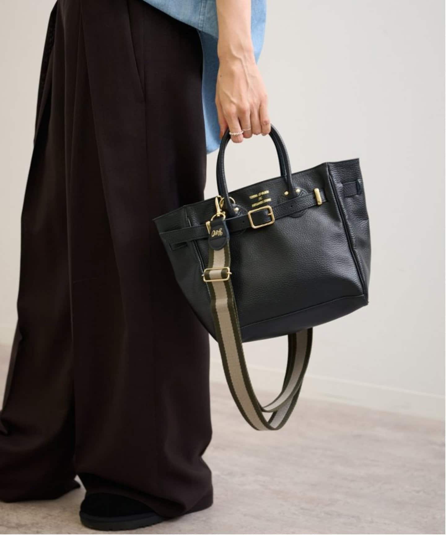 FRAMeWORK 別注 YOUNG&OLSEN❁ストラップ付きベルトバッグ