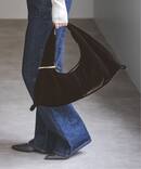 《予約》LEVERNIS/ルベル二 Poire velvet bag