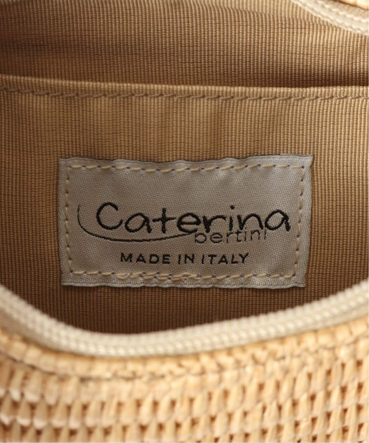 【カテリナベルティーニ】ラフィアハンドBAG/ブラウン Caterina Bertini/カテリナ ベルティーニ】ラフィアハンドBAG