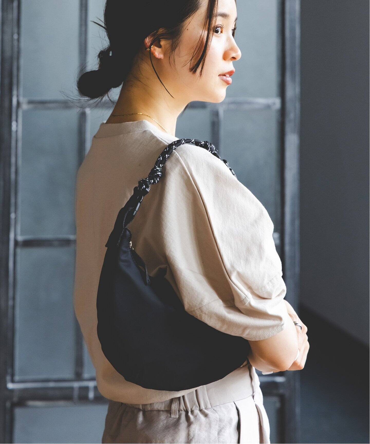 LE VERNIS/ルベルニ Cord moon bag S（ショルダーバッグ）｜NOBLE 