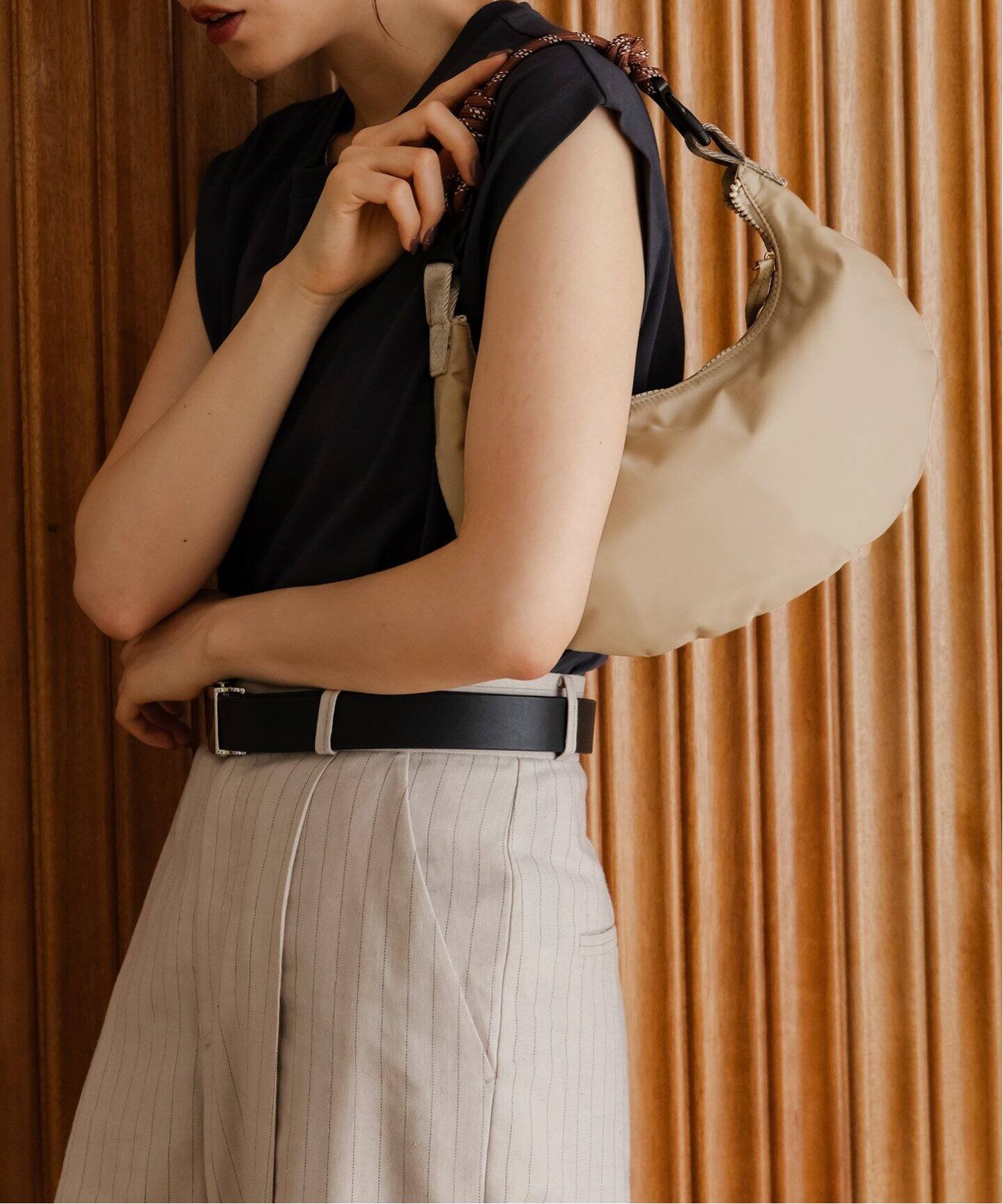 LE VERNIS/ルベルニ Cord moon bag S（ショルダーバッグ）｜NOBLE 