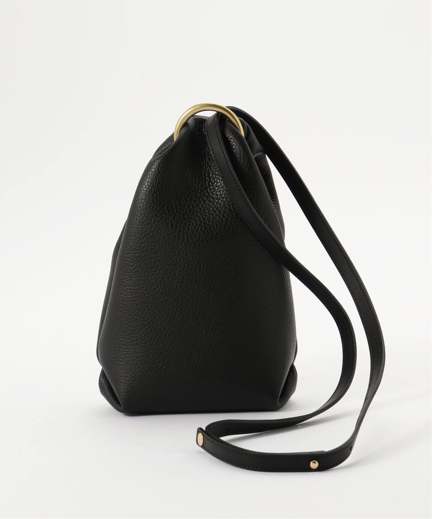 MARROW マロウ レザー ショルダーバッグ 牛革 にぎわす ナイロン BOX 黒 