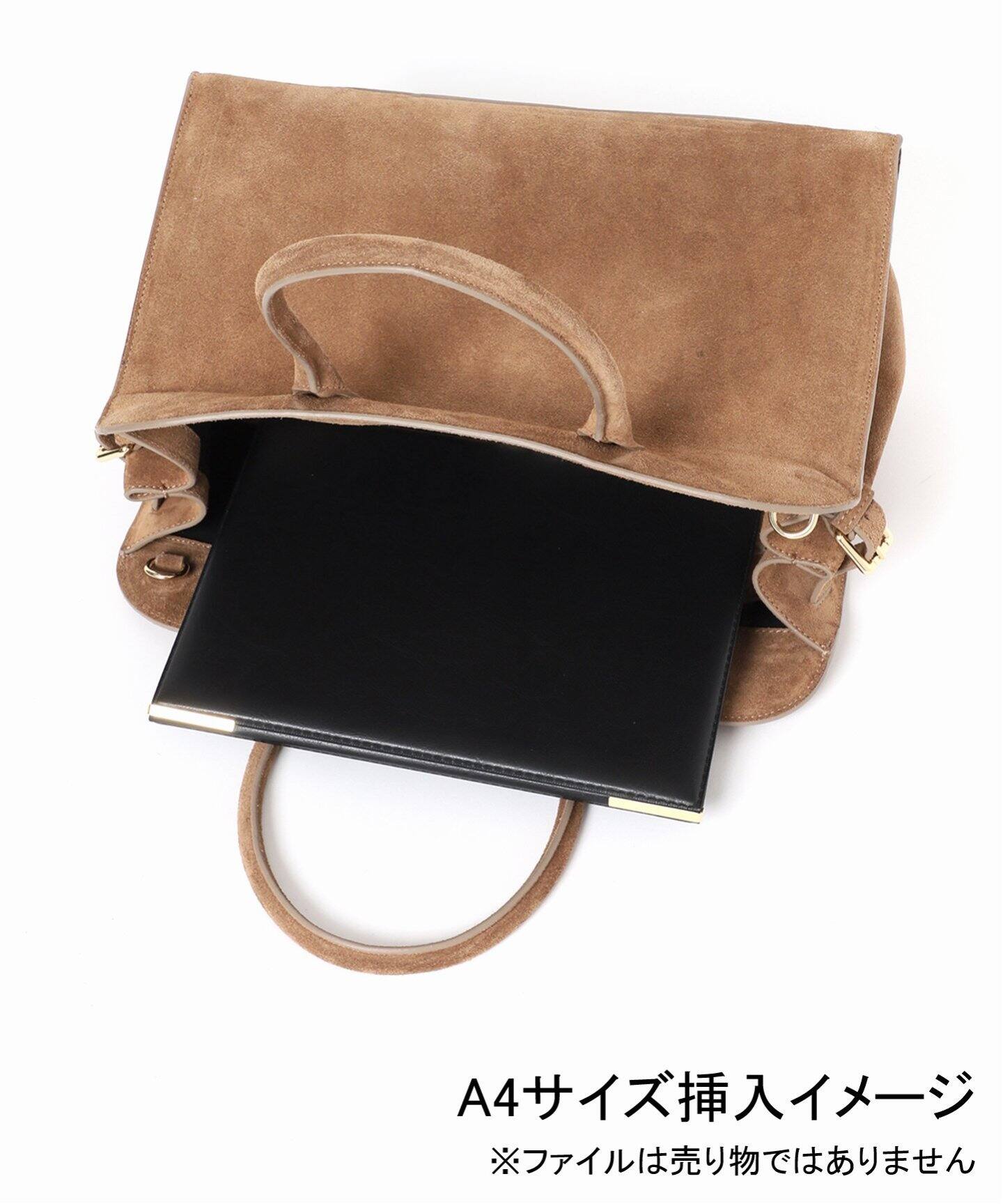 WEB限定追加予約》MILOS/ミロス スエードボストンバッグ
