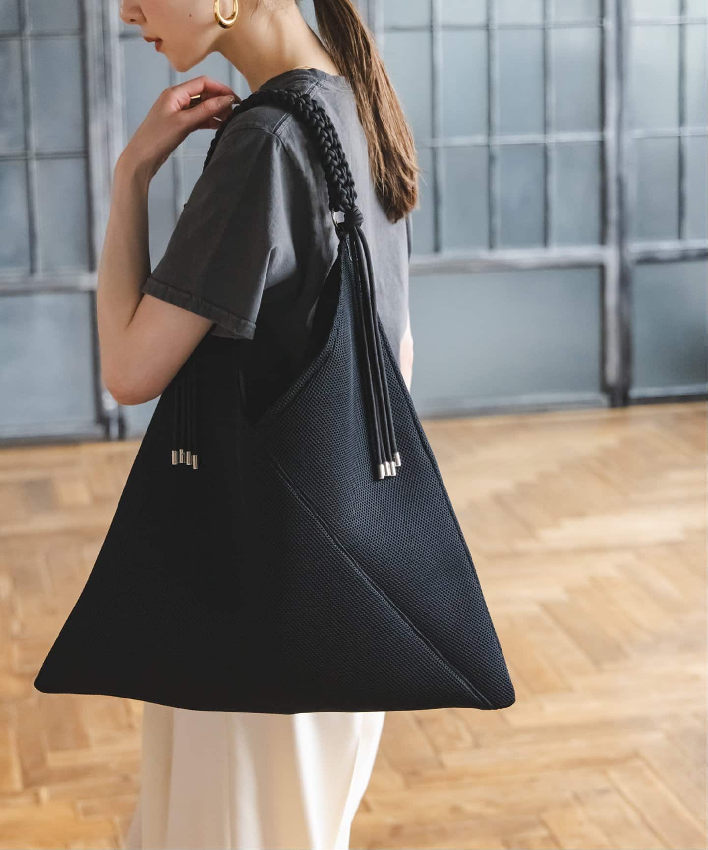 【新品】ルベルニ パラコード ハンドル メッシュ バック ブラック 黒 新品】ルベルニ パラコード ハンドル メッシュ バック ブラック