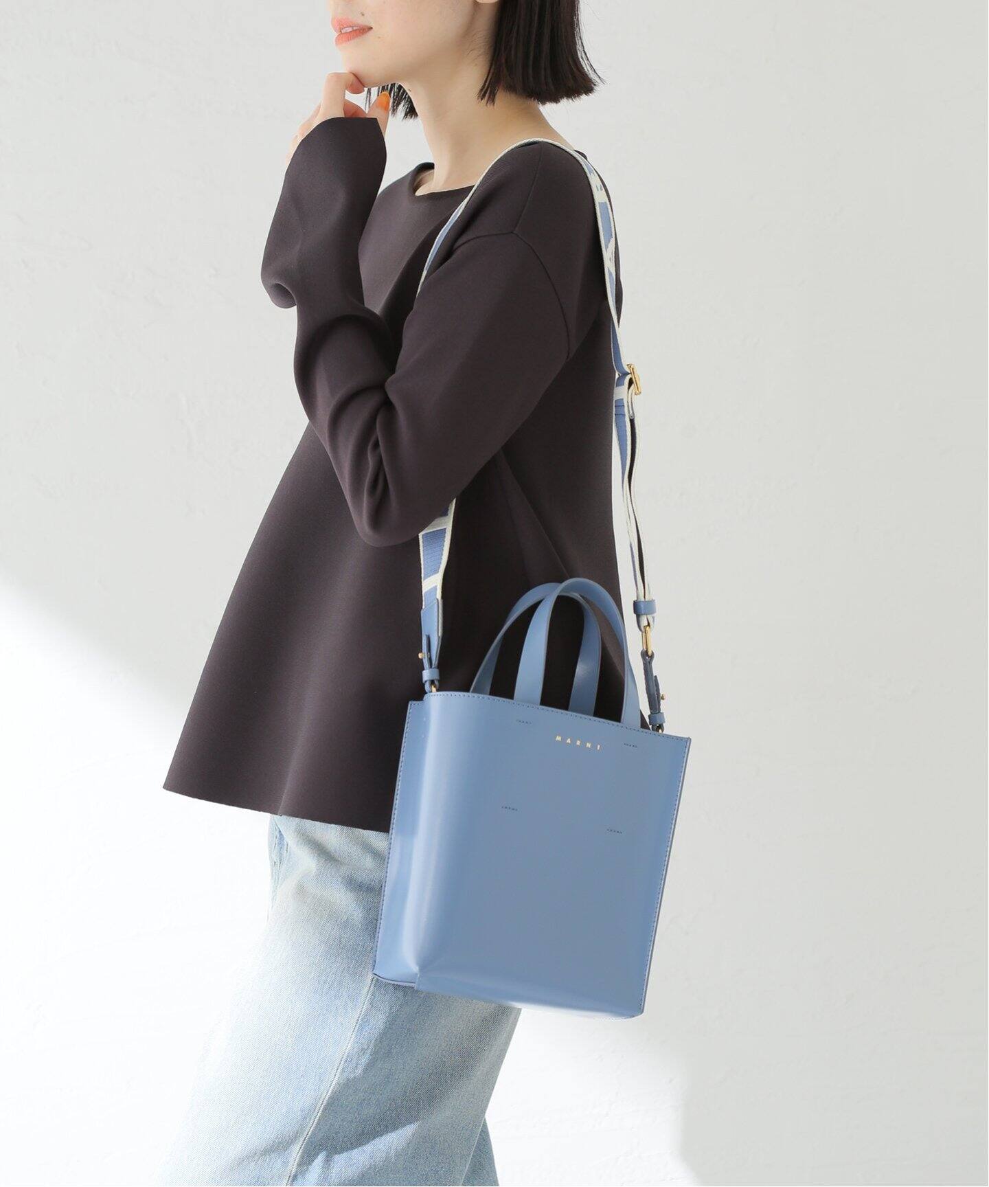 美品✨MARNI MUSEO ミュゼオ ミニバッグ フラワープリント 2way WEB 