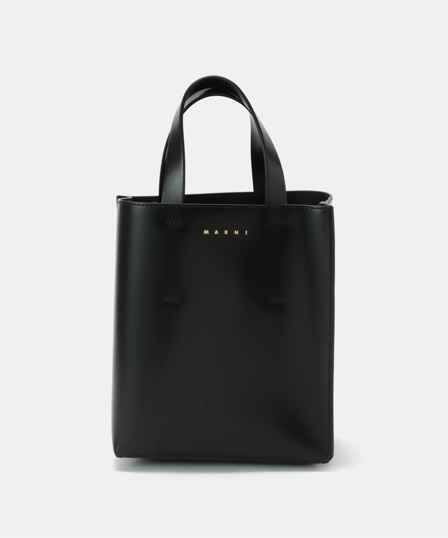 MARNI マルニ フラットトートバック ショッピングバッグ ロゴ ニット 