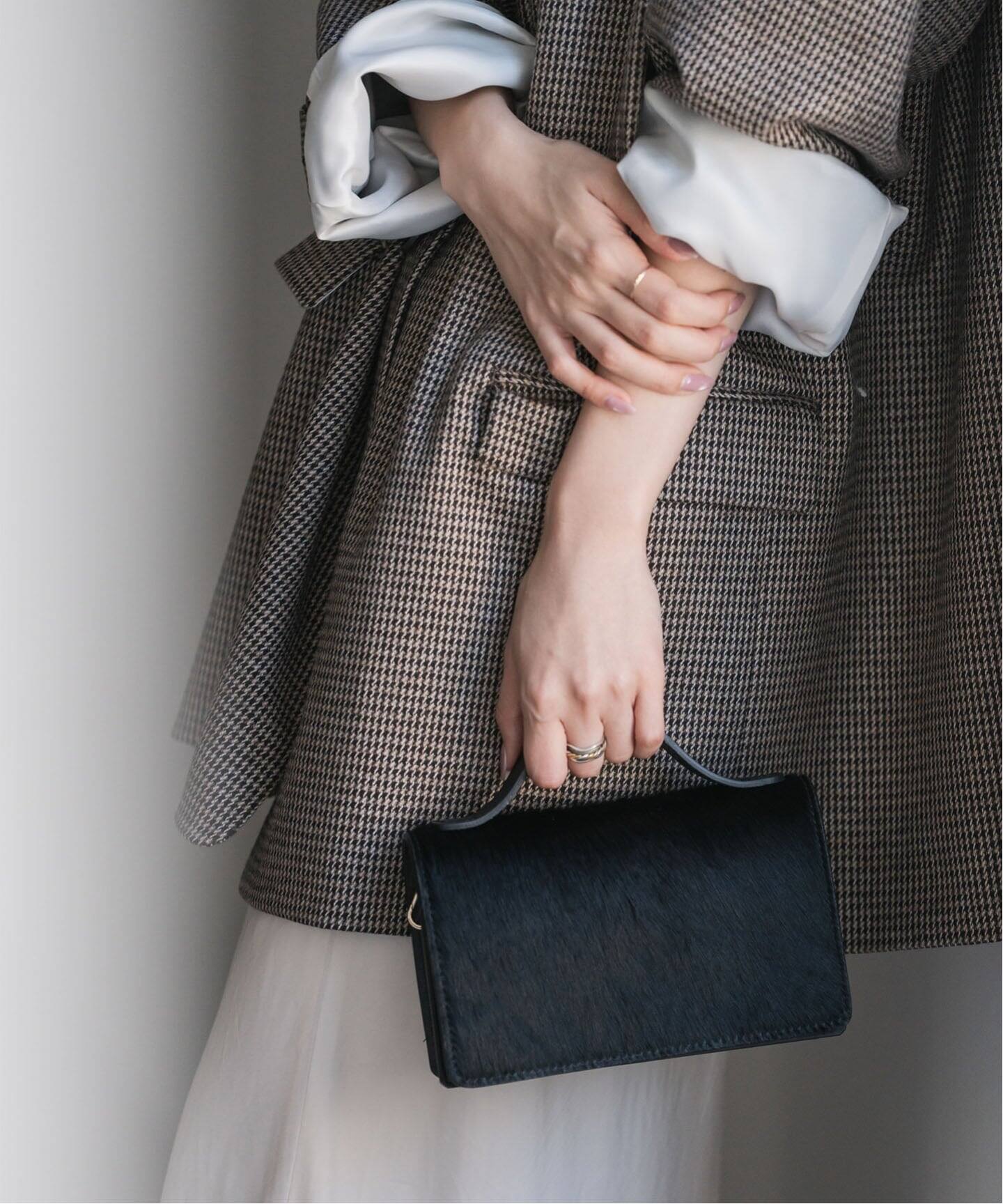 NOBLE別注》Maison Vincent/メゾンヴァンサン ヘアカーフチェーンBAG 