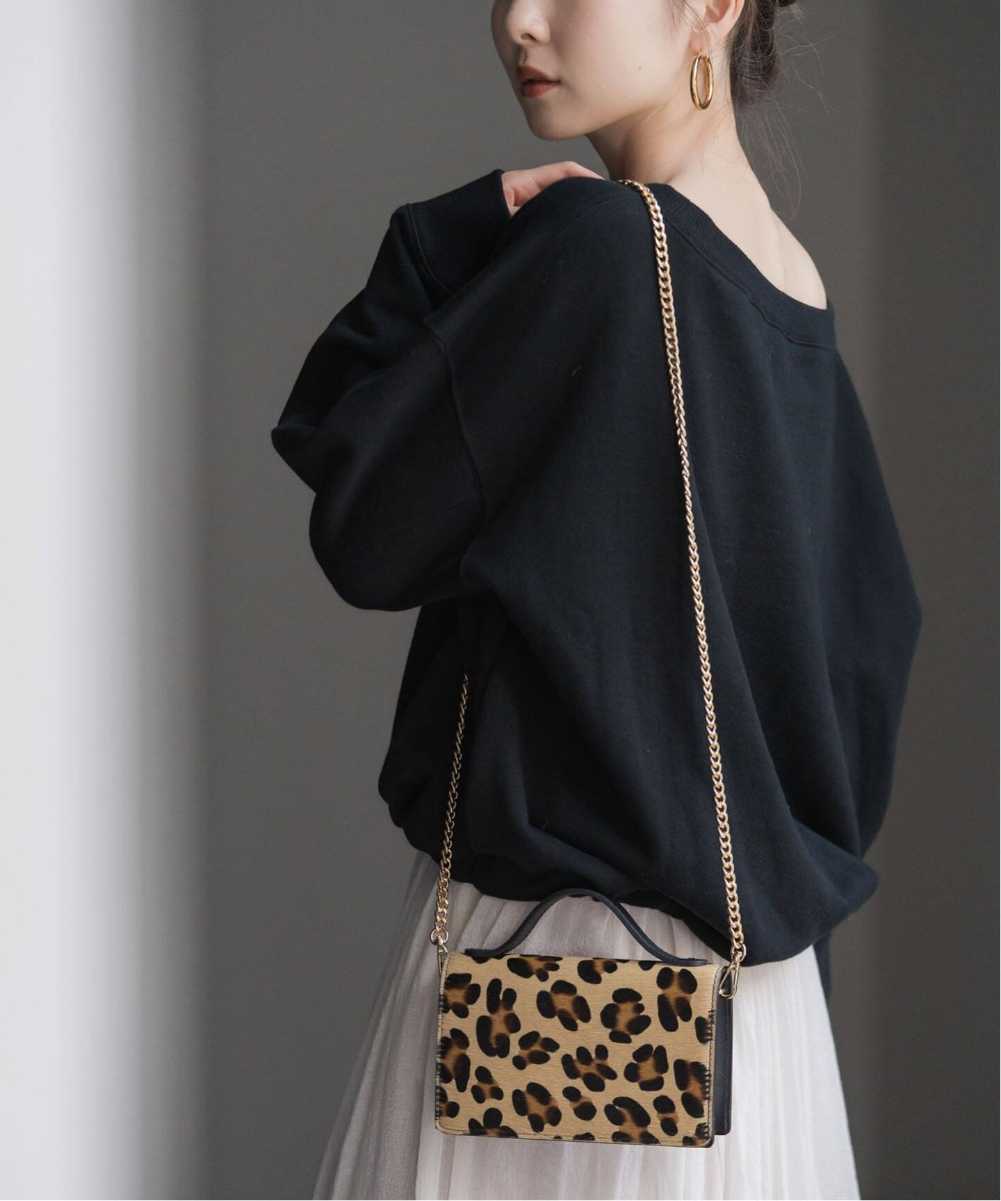 NOBLE別注》Maison Vincent/メゾンヴァンサン ヘアカーフチェーンBAG 