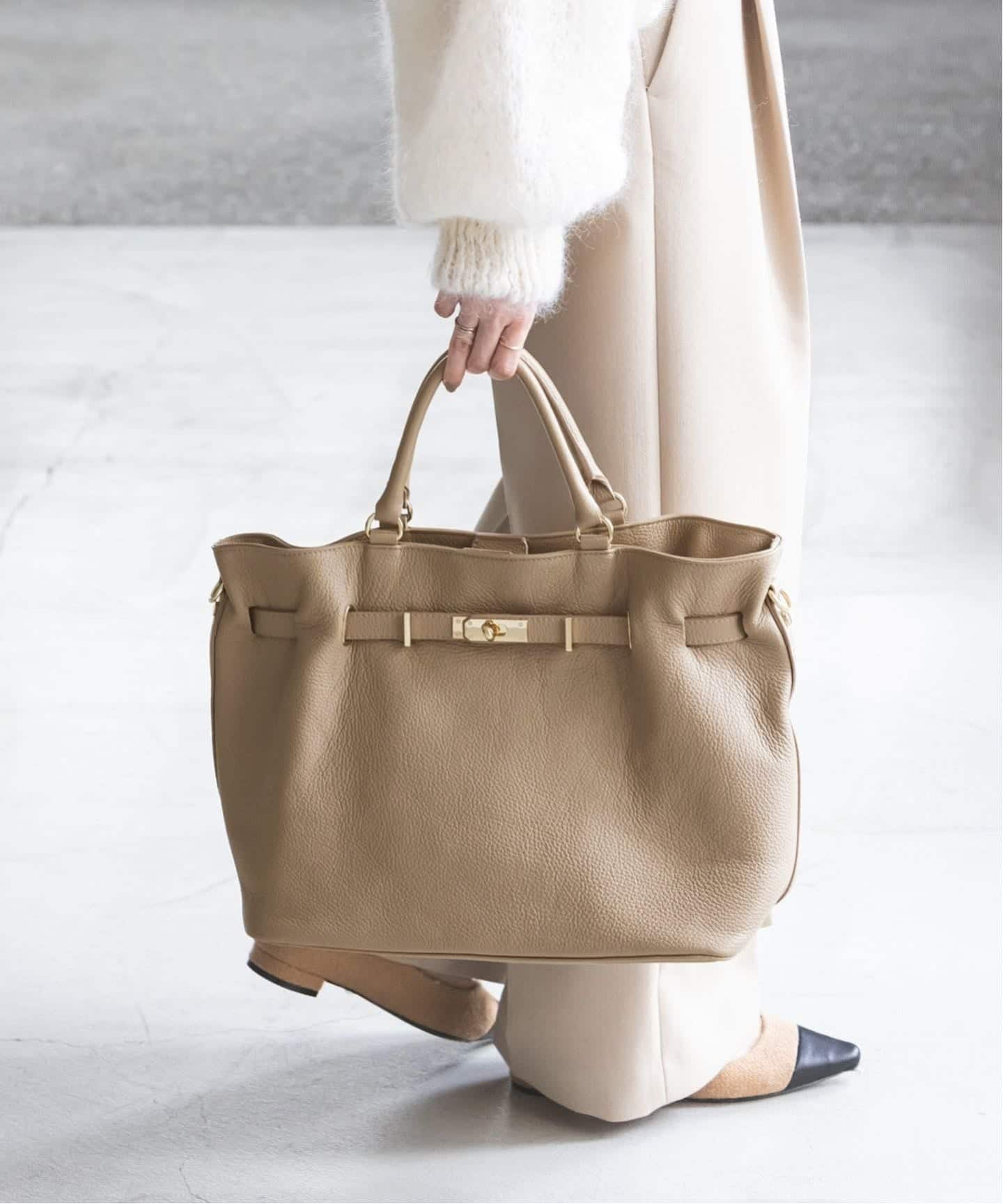 追加》MILOS/ミロス 金具付きトート（ショルダーバッグ）｜NOBLE