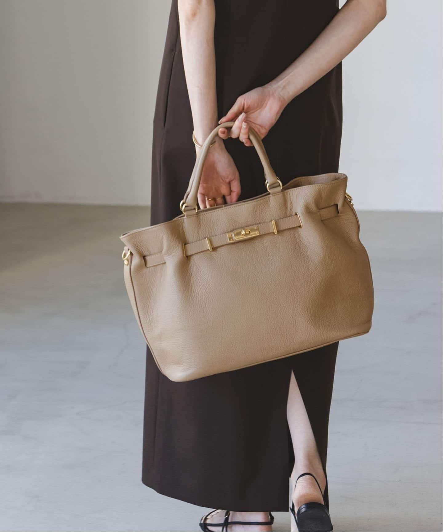 追加》MILOS/ミロス 金具付きトート（ショルダーバッグ）｜NOBLE