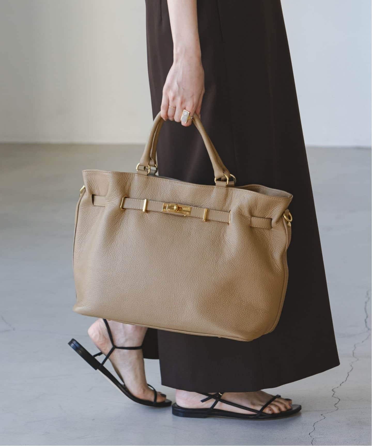 追加》MILOS/ミロス 金具付きトート（ショルダーバッグ）｜NOBLE