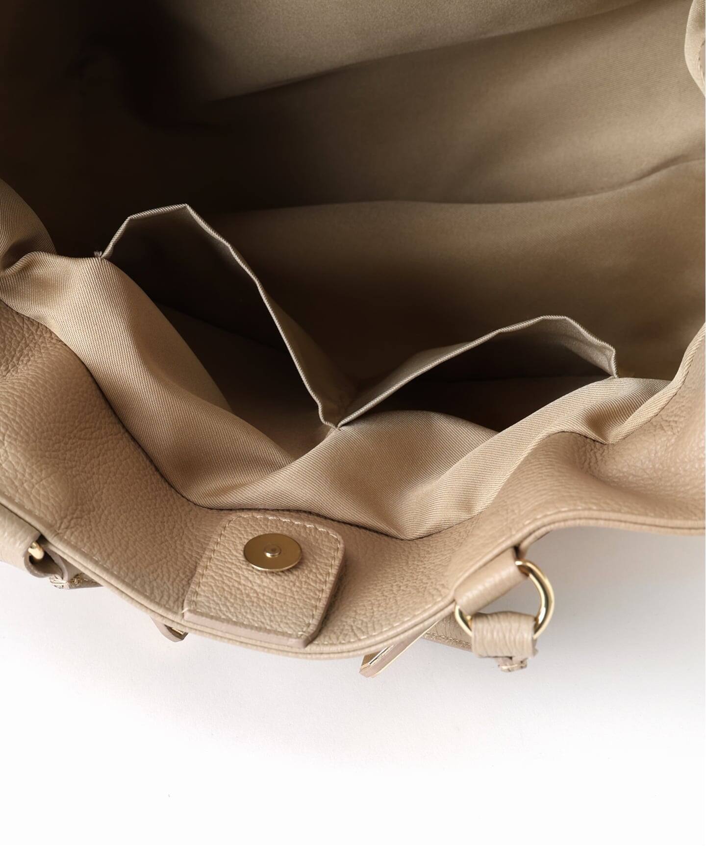 m*.様 MILOS/ミロス 金具付きショルダーバッグ　ベージュ　NOBLE 追加》MILOS/ミロス 金具付きショルダー2（ショルダーバッグ）｜NOBLE