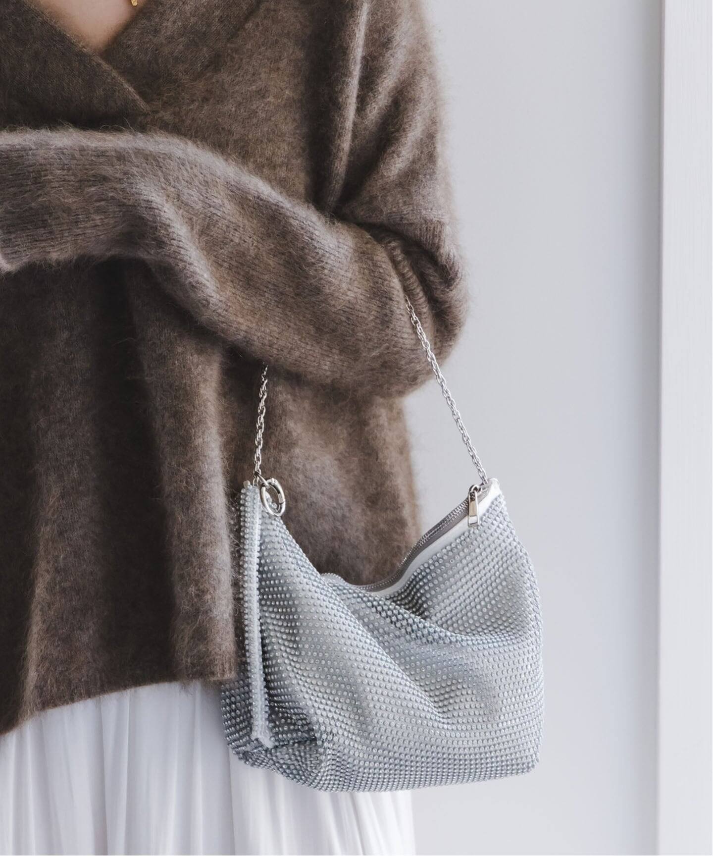 2WAYラインストーンバッグ（ハンドバッグ）｜NOBLE（ノーブル）の通販