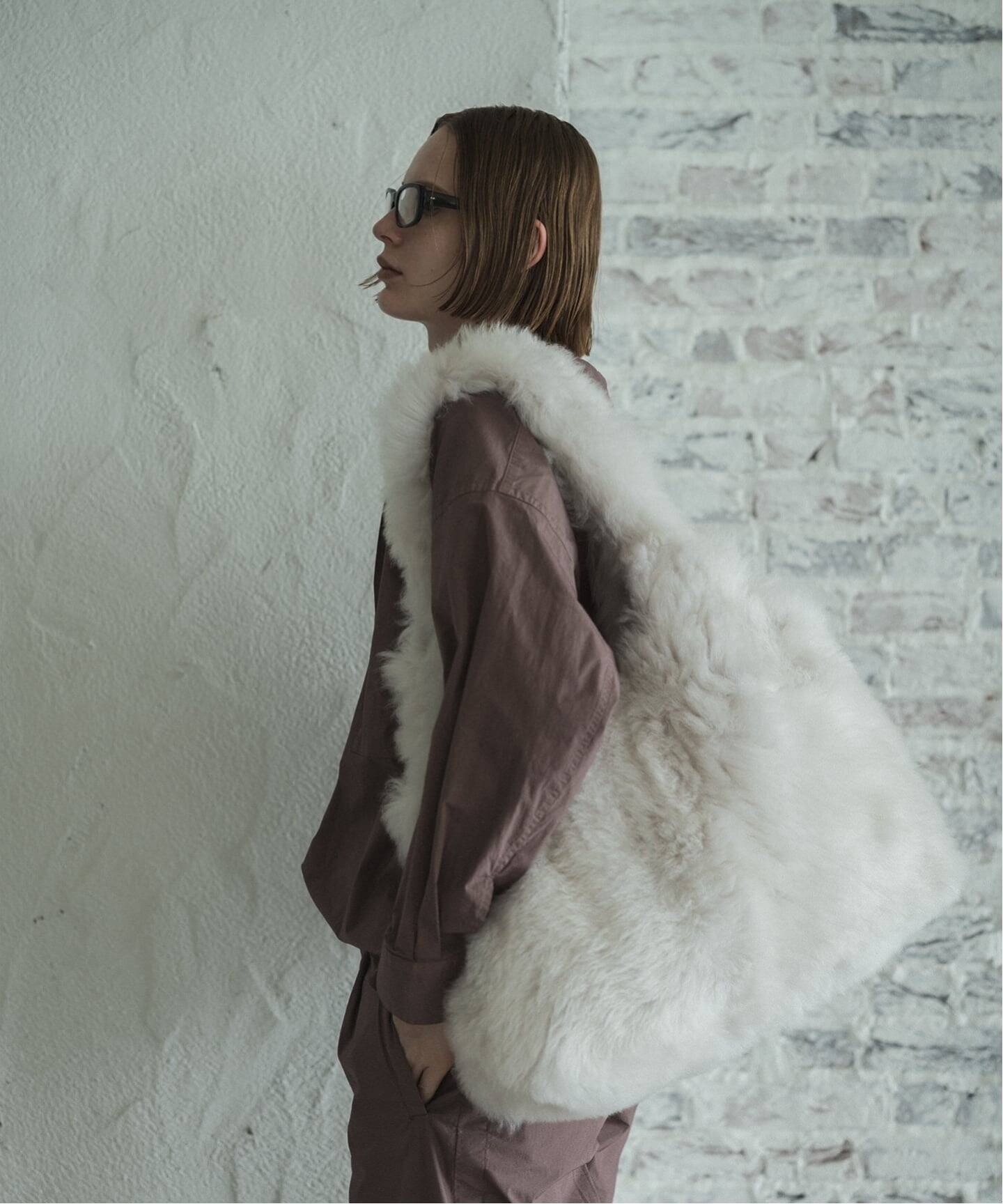 BLANCHA / ブランカ》FUR BAG / ファーバッグ（トートバッグ）｜CALMER 