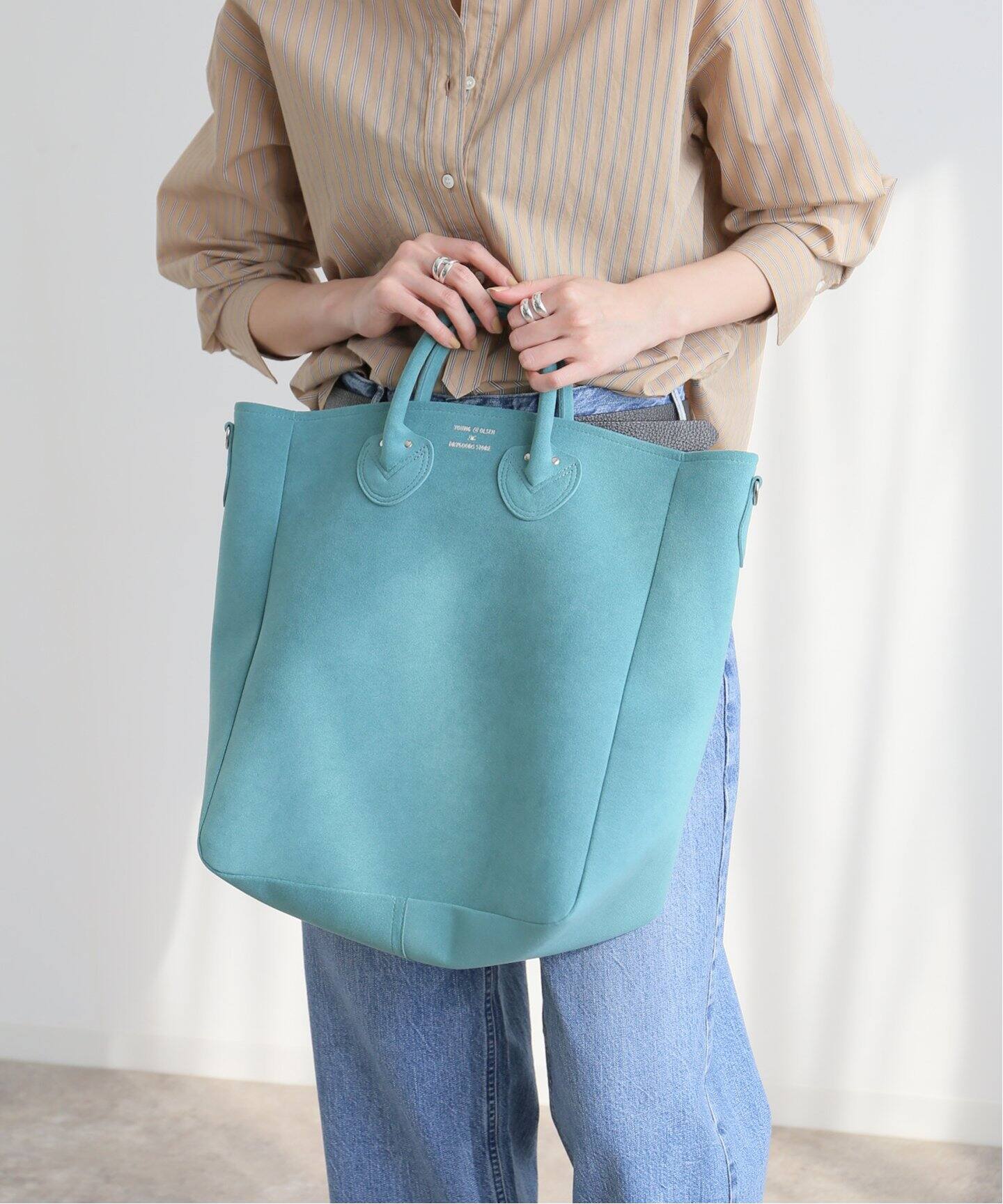 YOUNG & OLSEN 別注 ウルトラスエード トートバッグ  