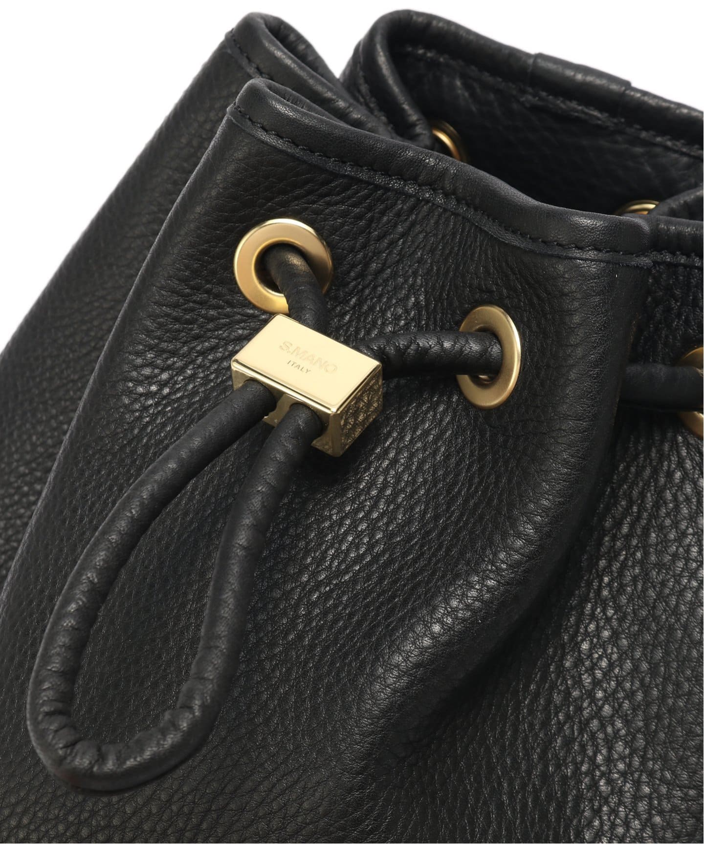S.MANO (エス マーノ) DRAWSTRING BAG SMALL（ハンドバッグ）｜EDIFICE