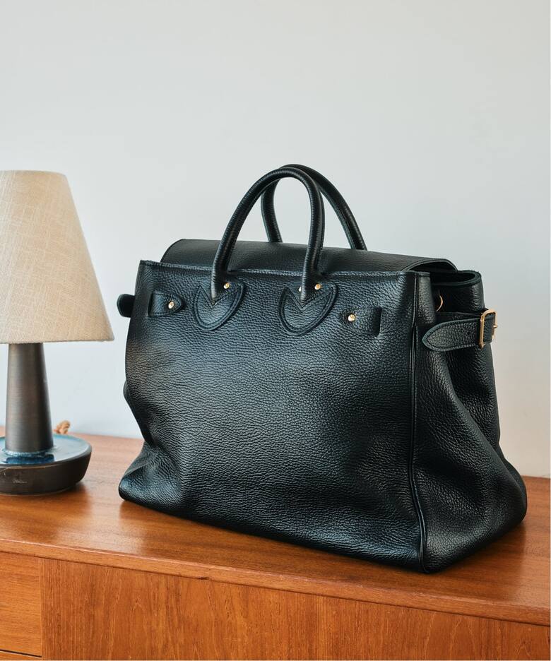YOUNG & OLSEN 別注 エンボスレザー フラップ トートバッグ（トート 