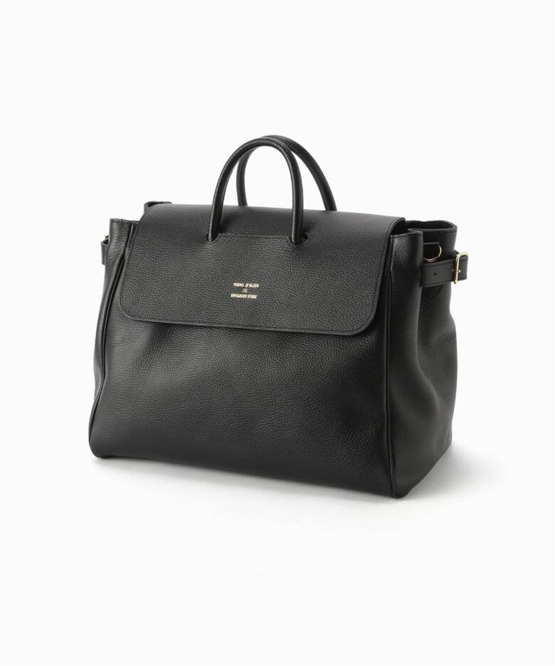 YOUNG & OLSEN 別注 エンボスレザー フラップ トートバッグ（トート 