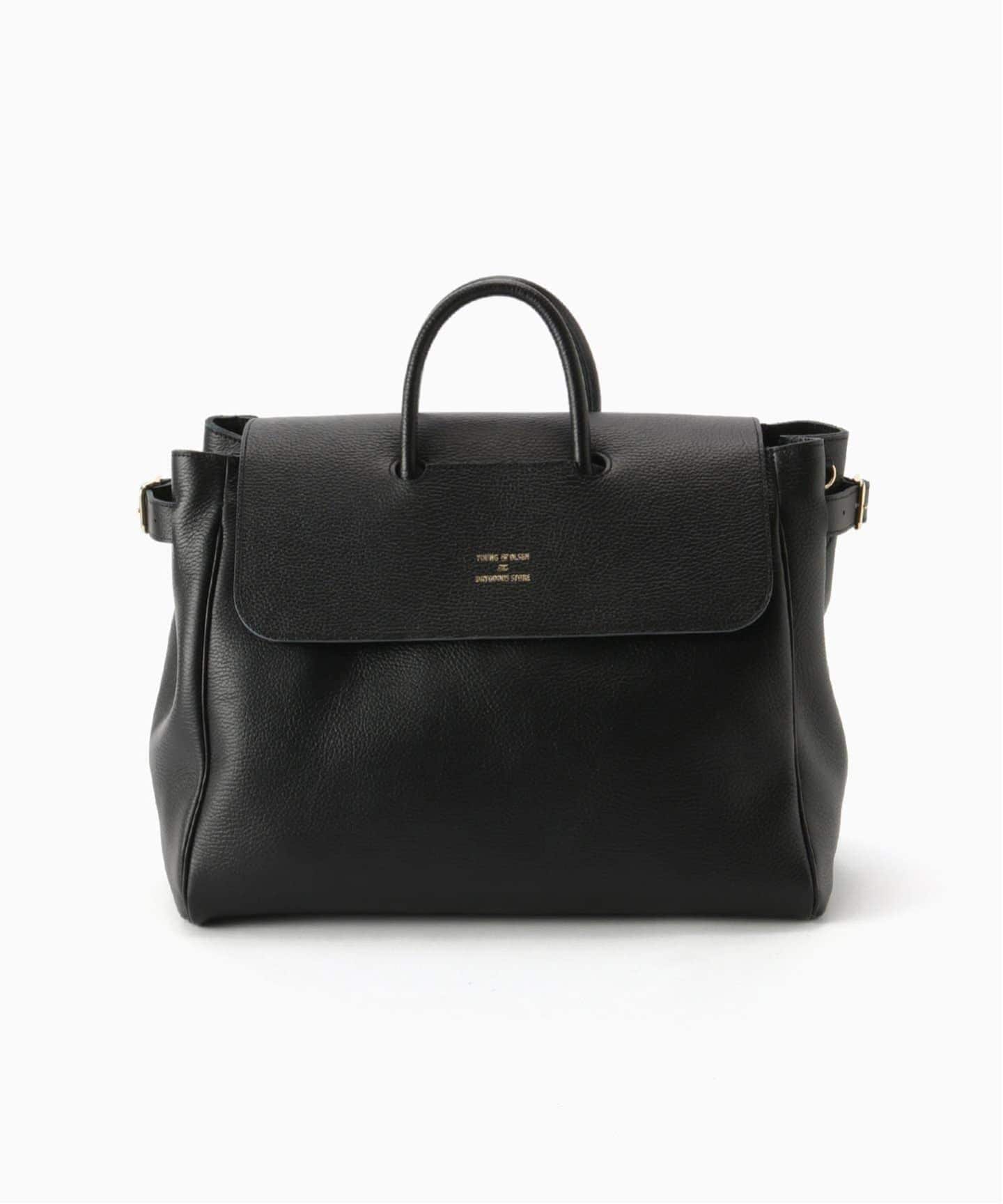 YOUNG & OLSEN 別注 エンボスレザー フラップ トートバッグ