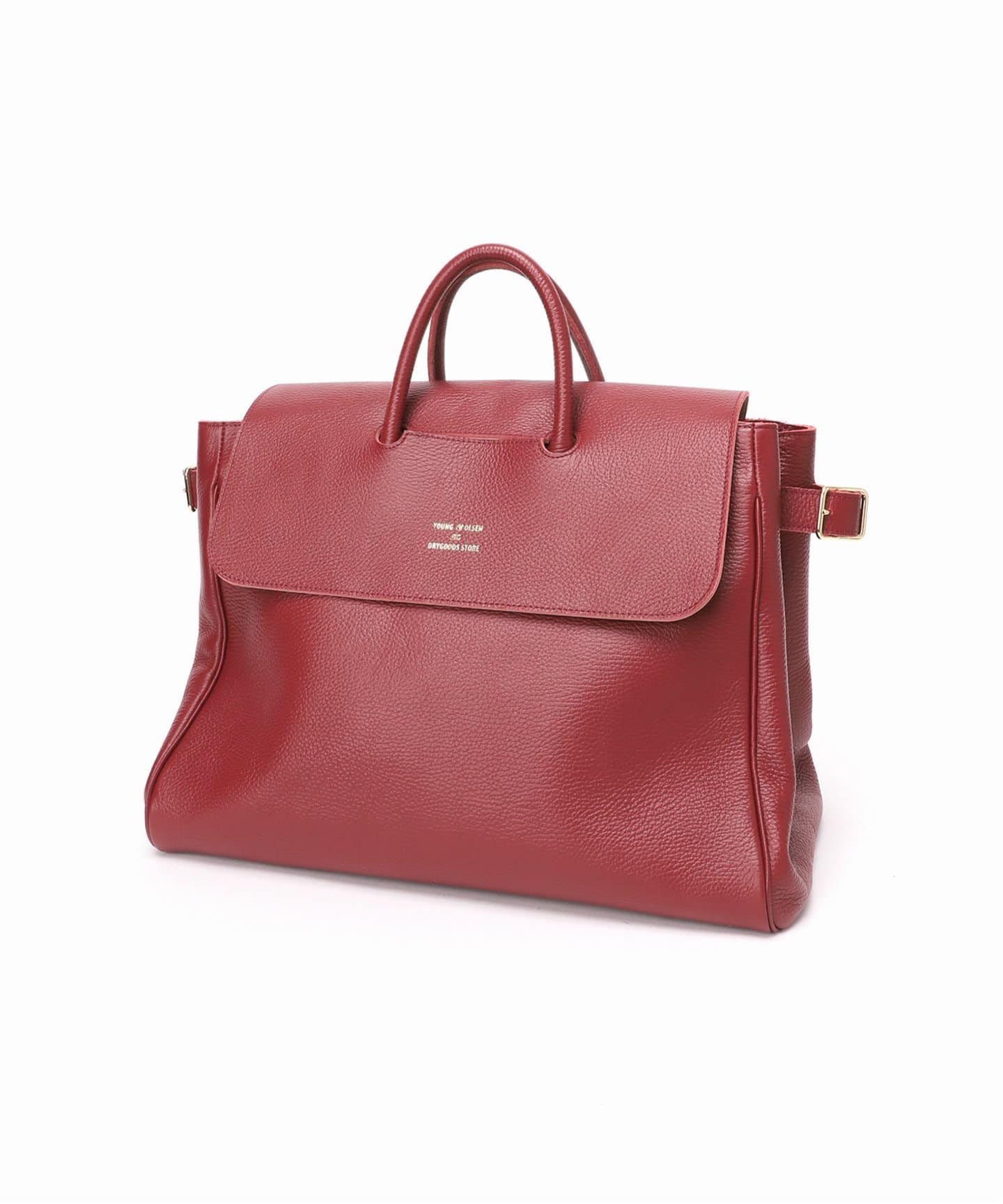チョコ　YOUNG & OLSEN EDIFICE 別注　バッグ 予約》YOUNG & OLSEN 別注 エンボスレザー フラップ トート