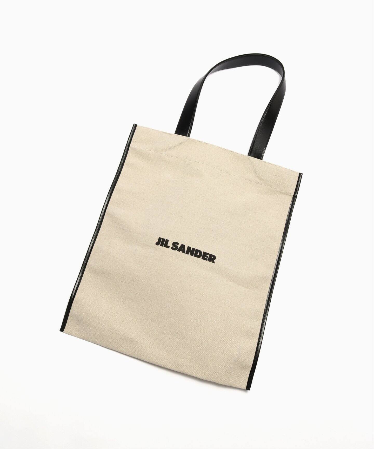 JIL SANDER (ジルサンダー) BORDER BOOK TOTE MD J26WC0018P7060 