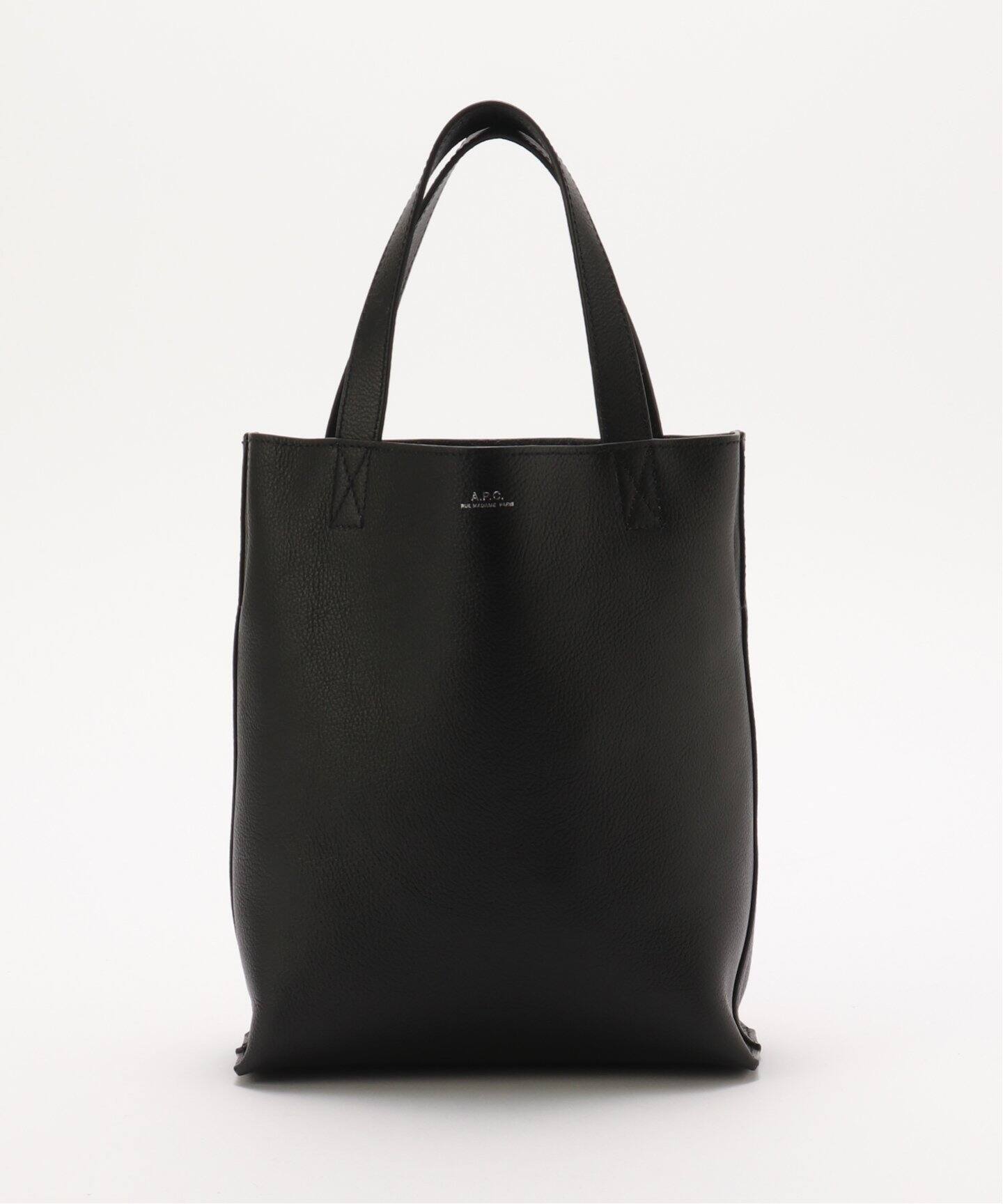 A.P.C.（アーペーセー）CABAS MAIKO SMALL-CUIR GRAINE（トートバッグ 