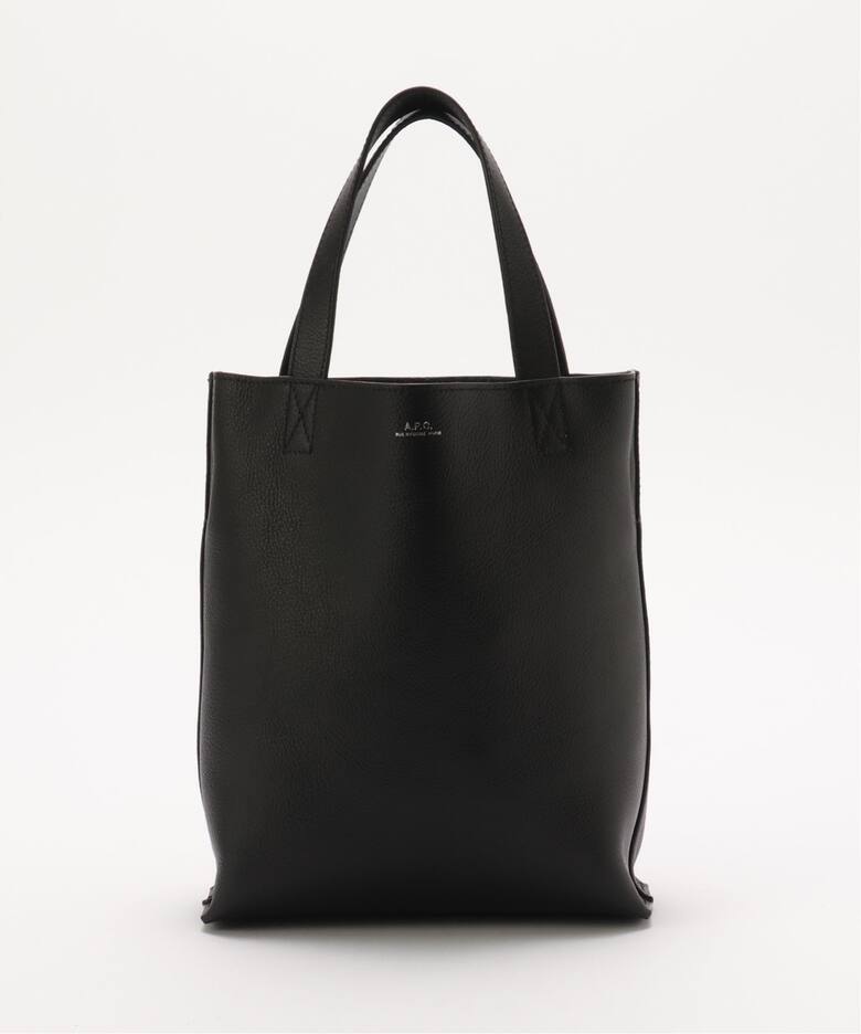 A.P.C.（アーペーセー）CABAS MAIKO SMALL-CUIR GRAINE（トートバッグ 