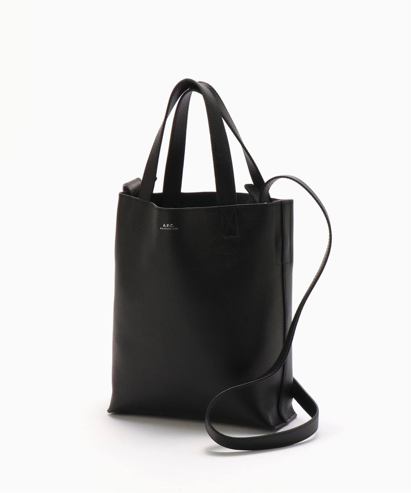 A.P.C.（アーペーセー）CABAS MAIKO SMALL-CUIR GRAINE（トートバッグ 