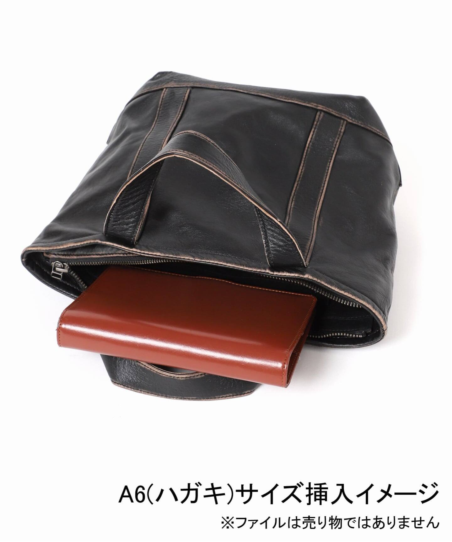 CCU(シーシーユー) 別注 Rub Skin Zip-Top トート（トートバッグ